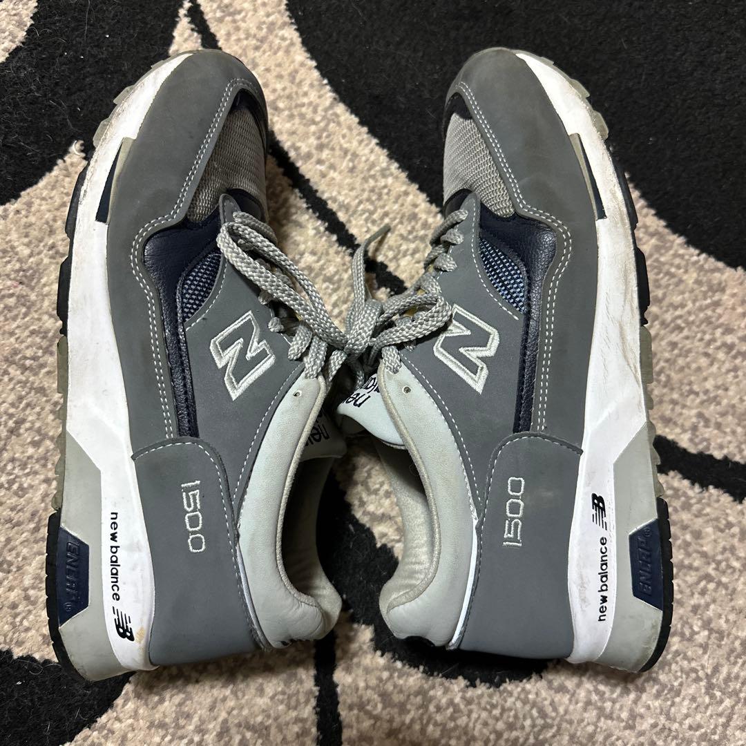 New Balance 1500 グレー/ネイビー スニーカー
