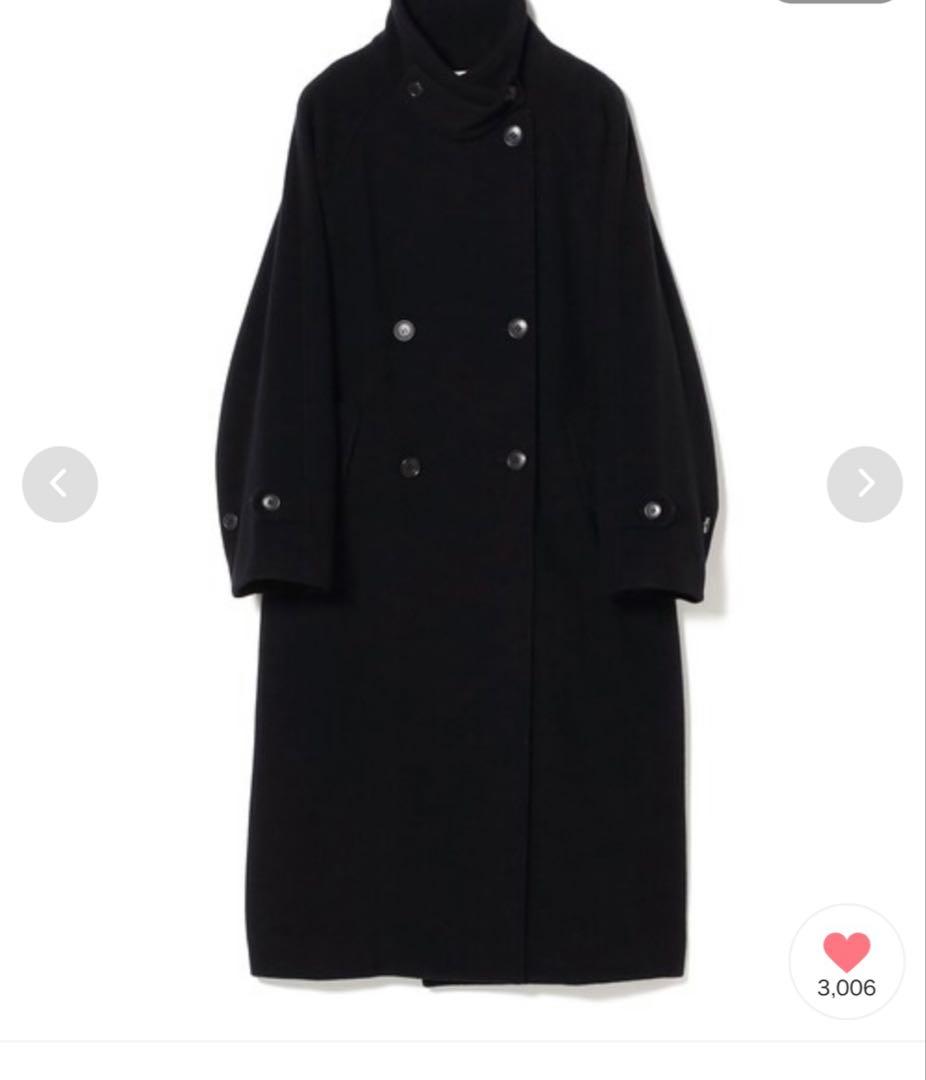 スタンドカラー ダブル コート　レイビームス