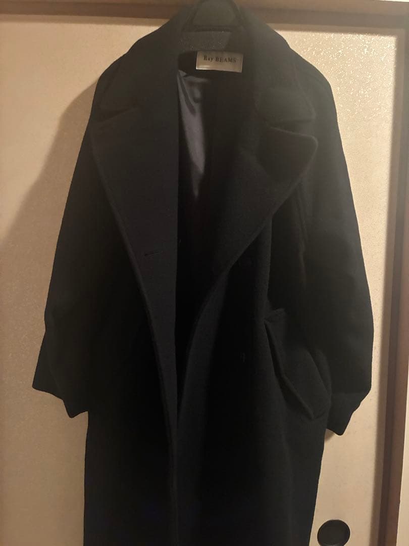 スタンドカラー ダブル コート　レイビームス