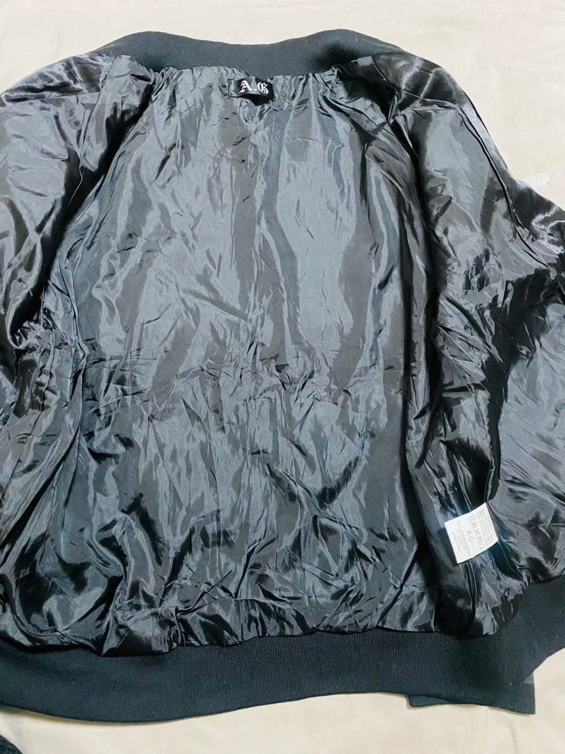 A&G 日本限定 虎 美品 スカジャン サテン unisex vintage