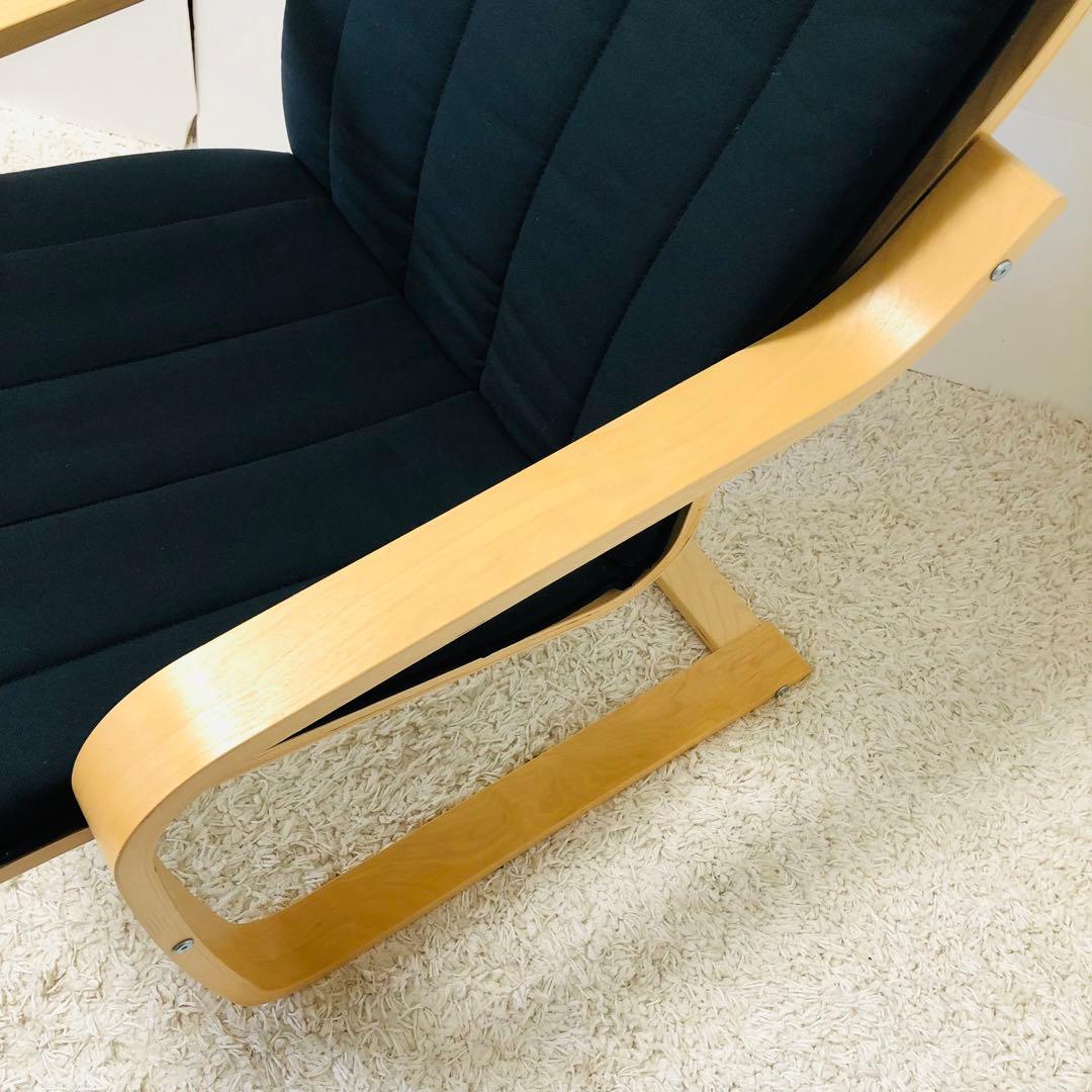 IKEA ポエング　パーソナルチェア　1人掛け　ブラック