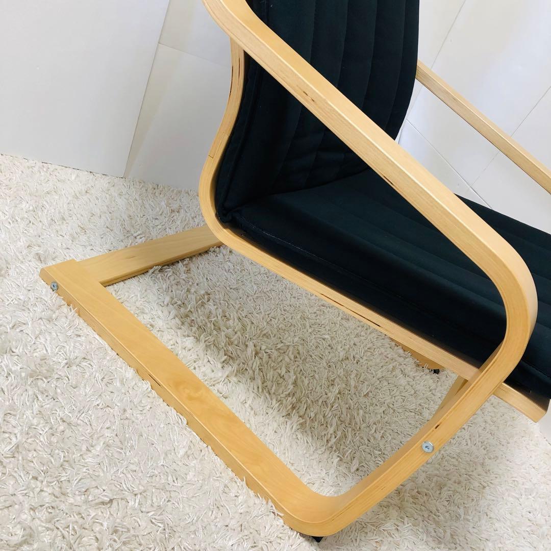 IKEA ポエング　パーソナルチェア　1人掛け　ブラック