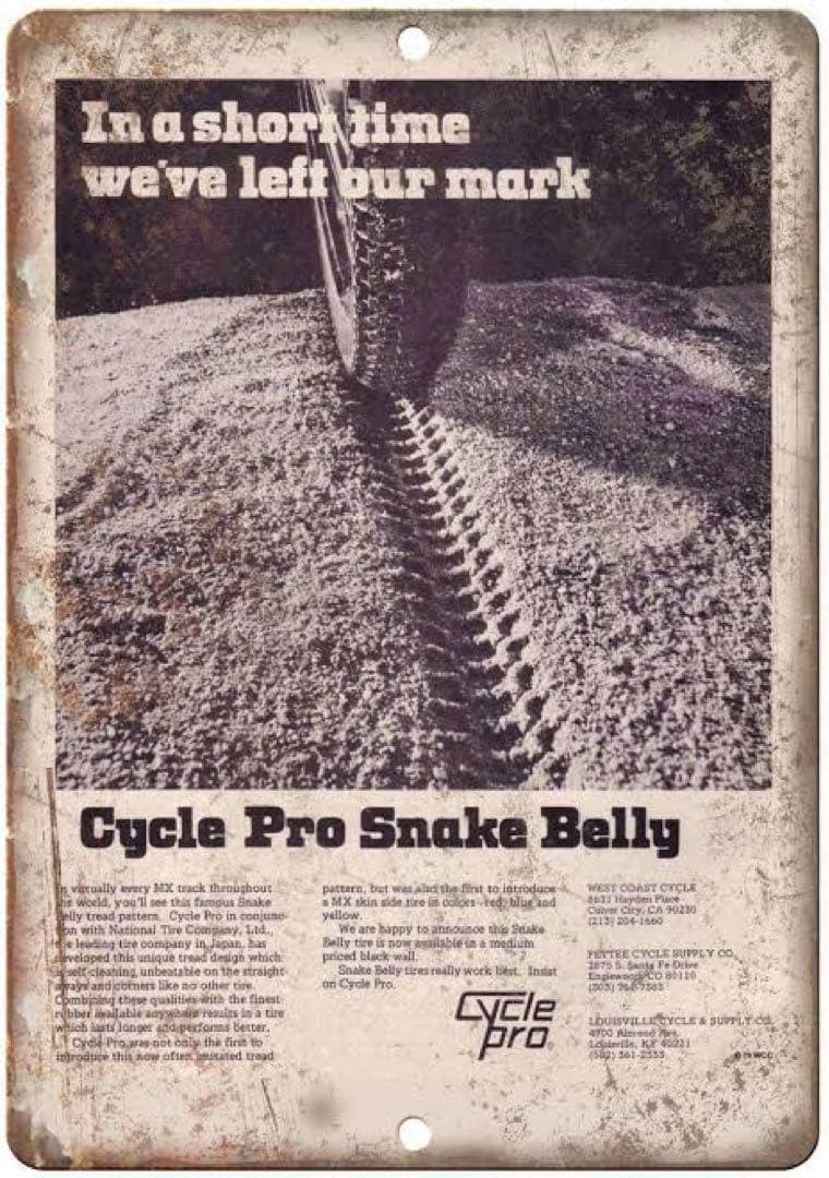 old BMX ブロックタイヤ 20 2.125 snakebelly