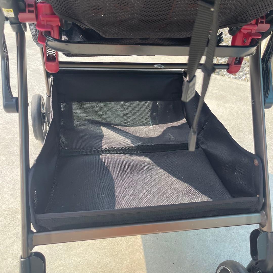 オプティア　プレミアム　Aprica ブラック ベビーカー