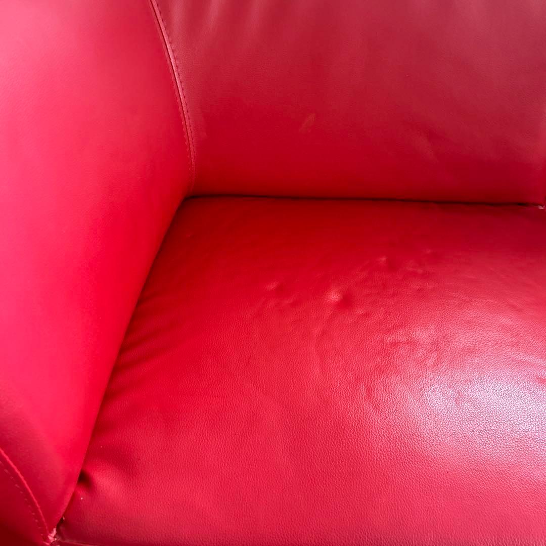 赤　ソファ　ソファー　L字型ソファ　コーナーソファ　2つセット