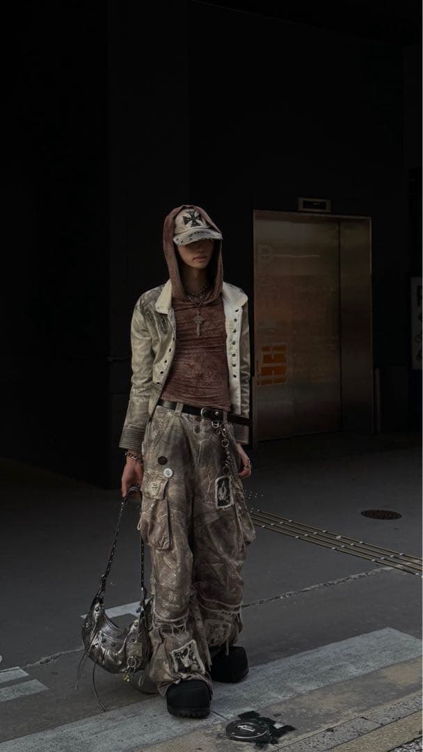 【CozyWorldWide】Ash Relic Cropped Jacket