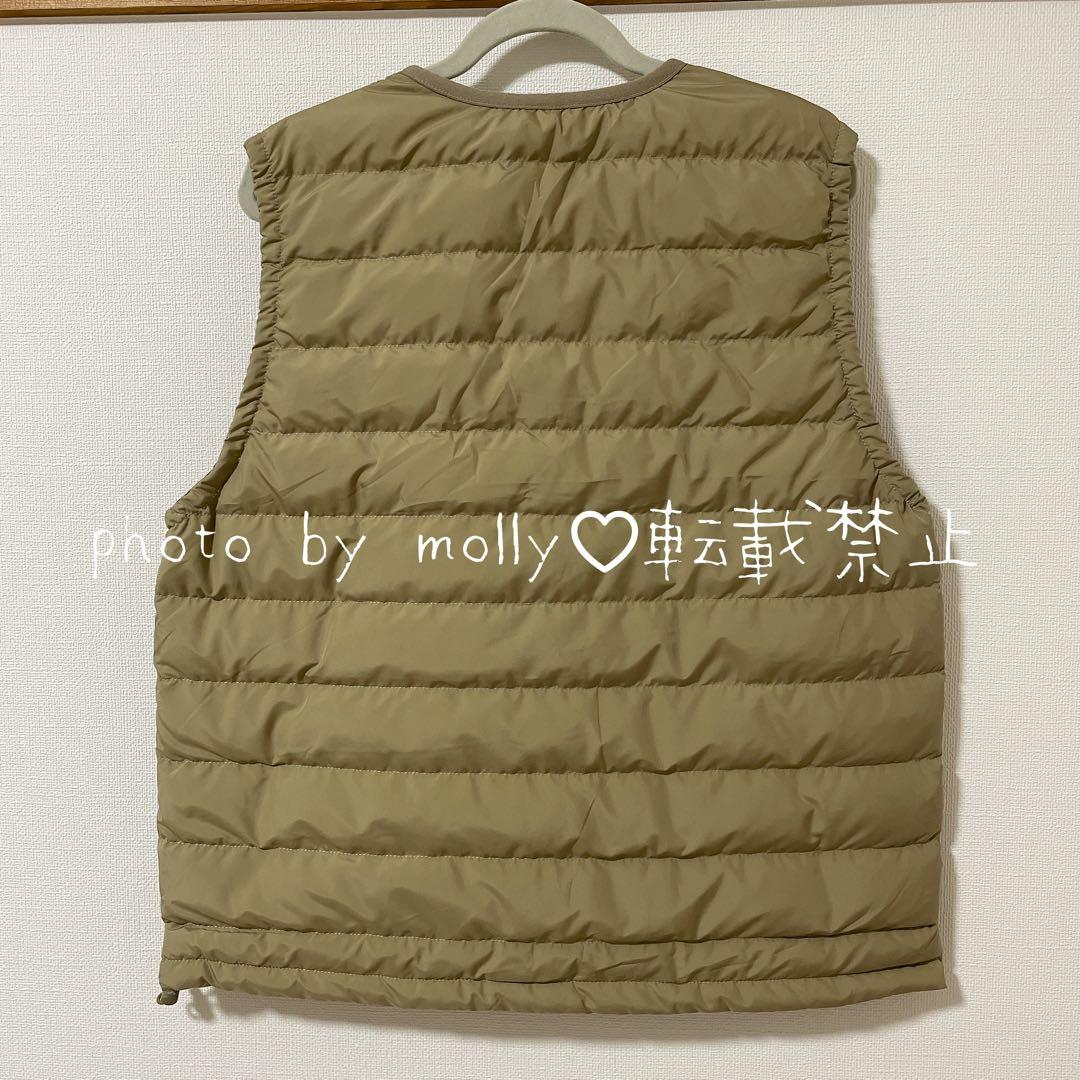 ダントン　インナーダウンクルーネックベスト