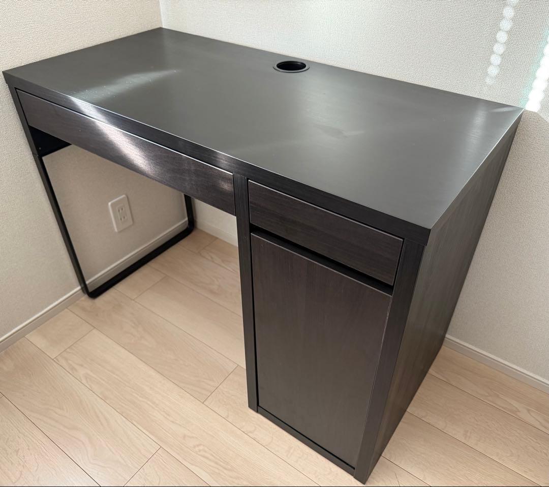 イケア デスク 机 MICKE ミッケ　ダークブラウン