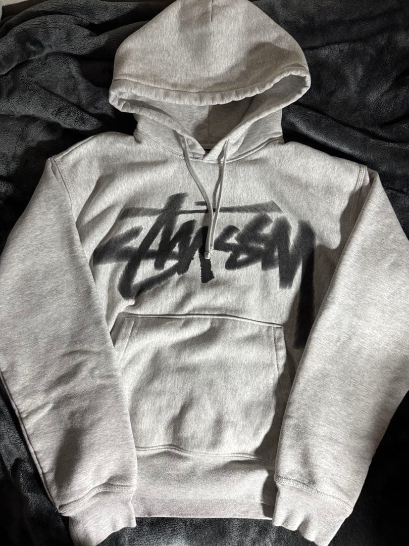 Stüssy Dizzy Stock Hoodie グレー パーカー M