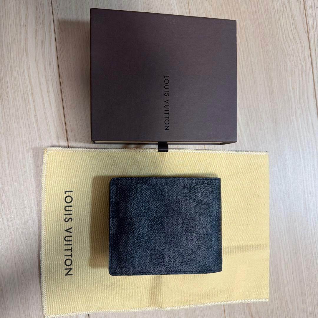 LOUIS VUITTON ブラック 二つ折り財布