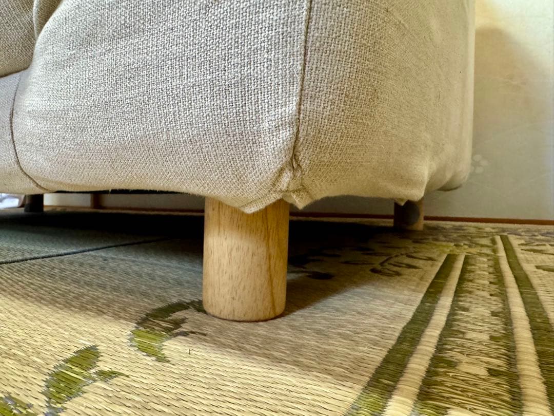 無印良品 2人掛けソファ フェザー・ポケットコイル