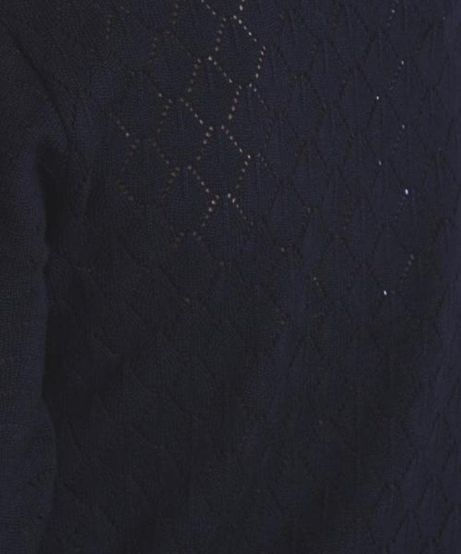 AKIRANAKA アキラナカ　ジャカードニットプルオーバー　ブラック　レア　黒