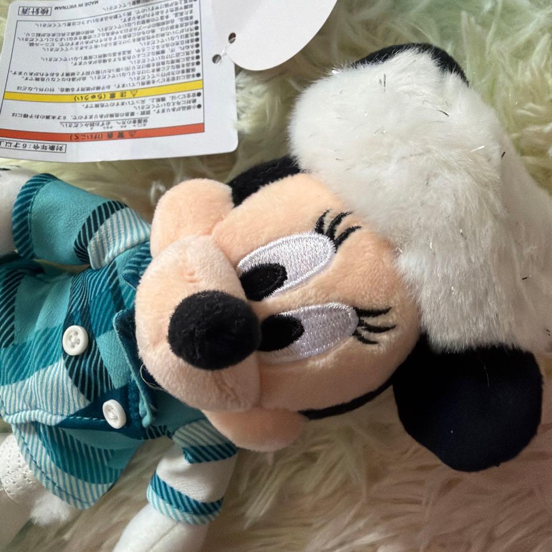 新品♡タグ付き♡ミニーのスタイルスタジオ♡ミニー♡ぬいぐるみバッチ♡冬　ぬいば♡