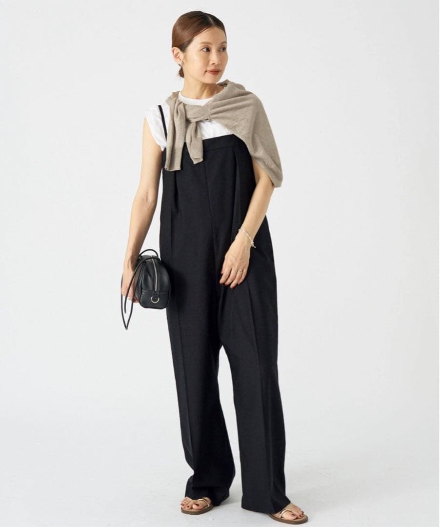 【タグ付き】IENA リネン混オールインワン 36サイズ