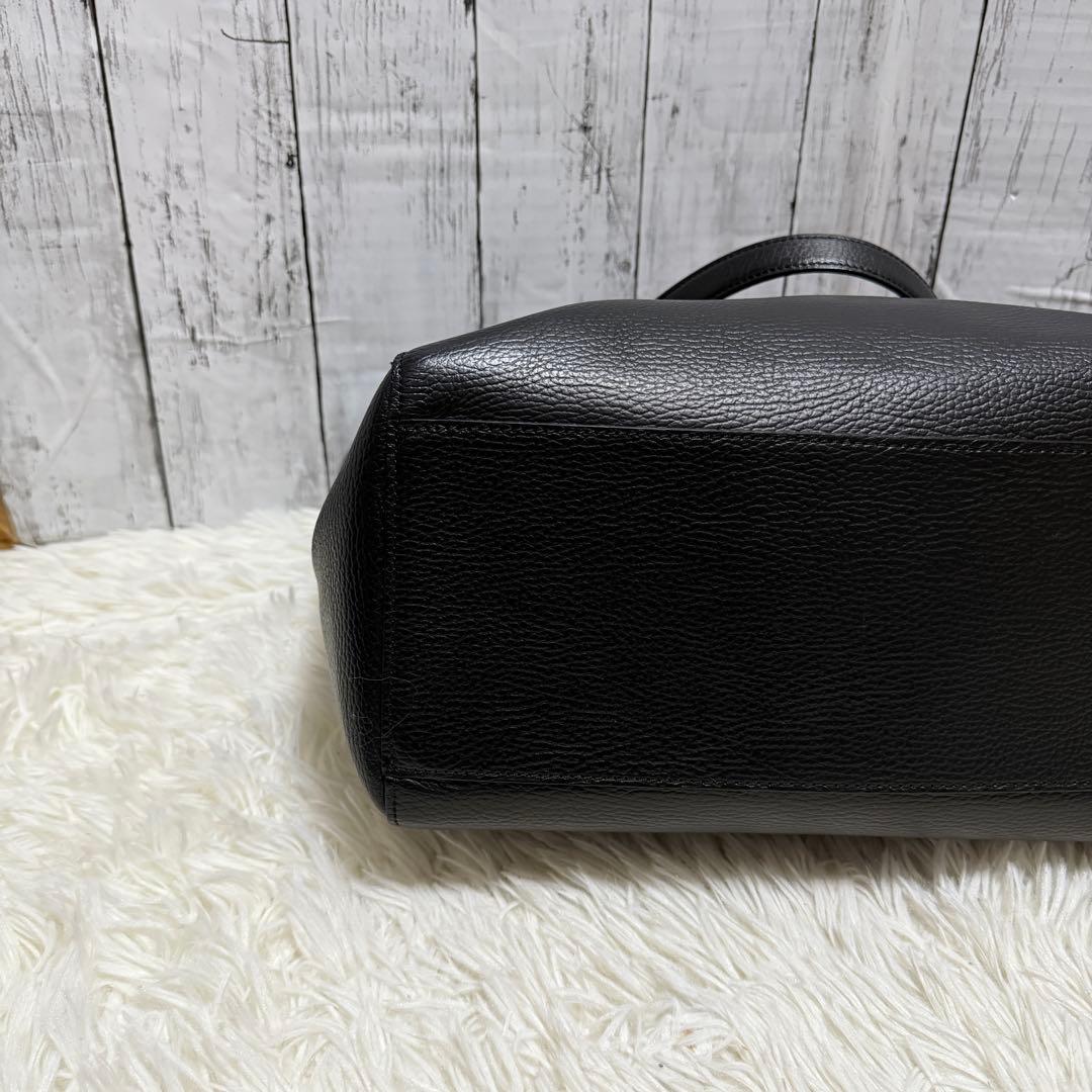 極美品✨PELLE MORBIDA トートバッグ オールレザー ブラック 黒