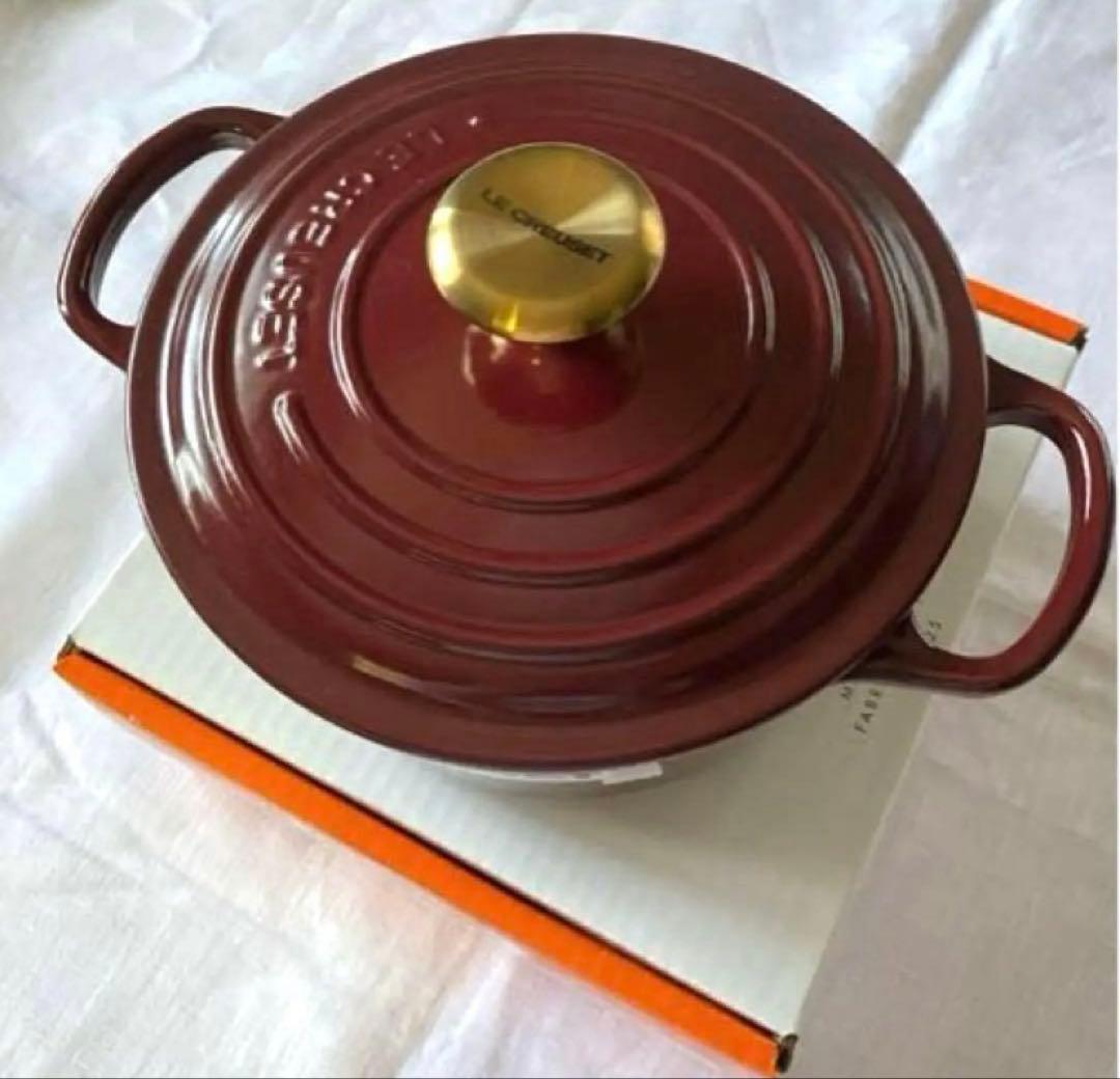 ⭕️土日SALE市‼️新品未使用】ル・クルーゼ　ココット・ロンド18cm ローヌ