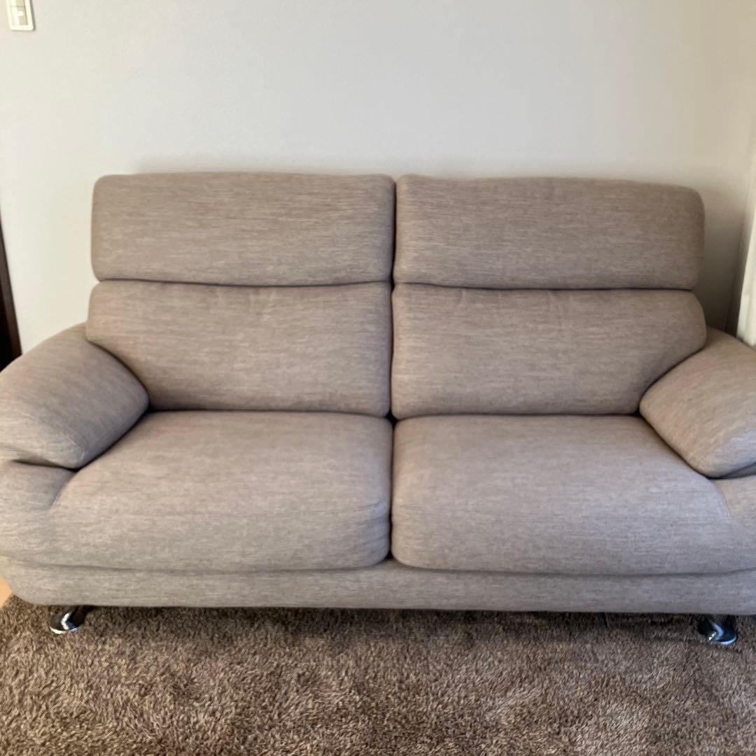 モカ茶　ニトリ　ソファ　3人用（送料込み）