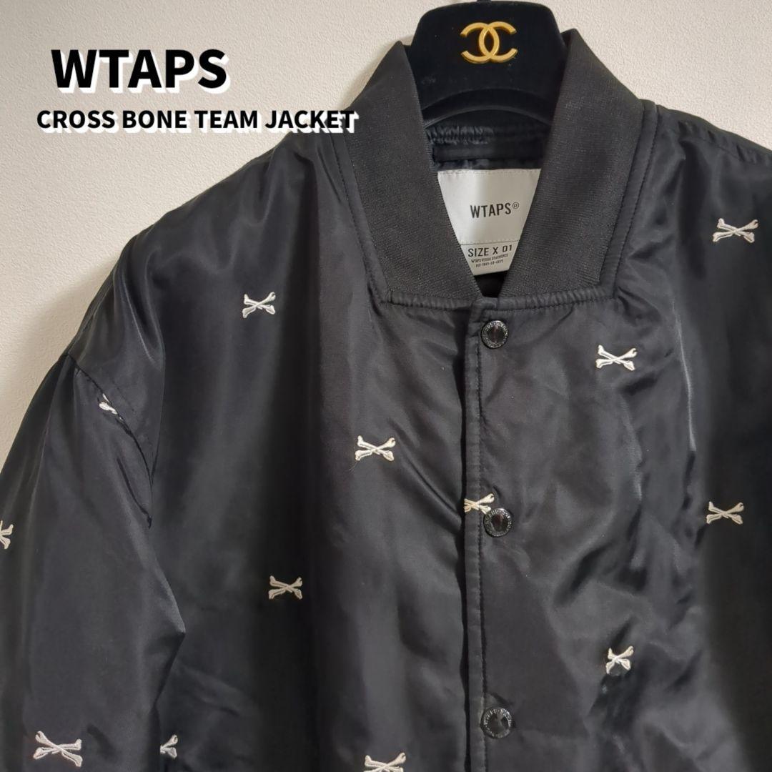WTAPS CROSS BONE TEAM JACKET 黒 クロスボーン