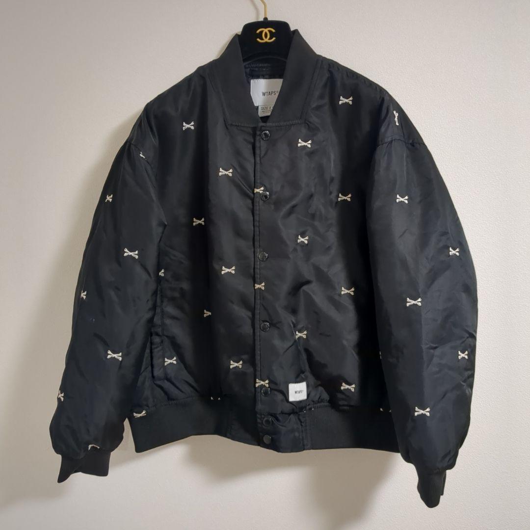 WTAPS CROSS BONE TEAM JACKET 黒 クロスボーン