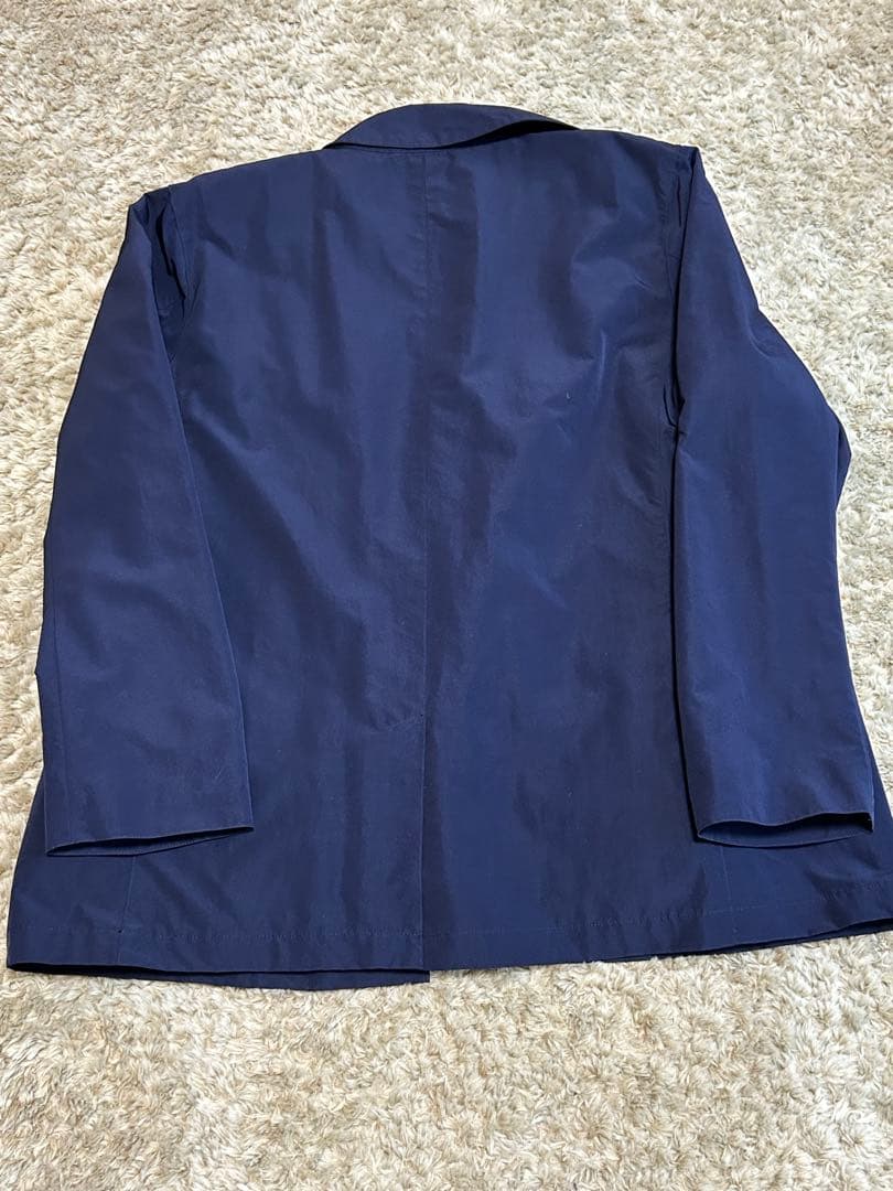 美品　マッキントッシュ　TROTTER ネイビー ステンカラーハーフ丈コート