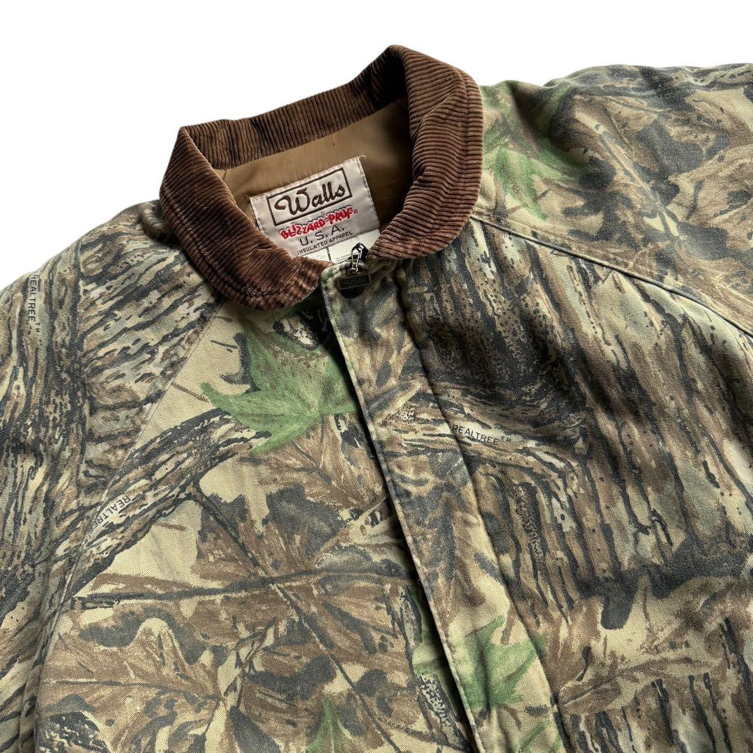80s 90s USA製 ウォールズ リアルツリー 中綿ジャケット ハンティング