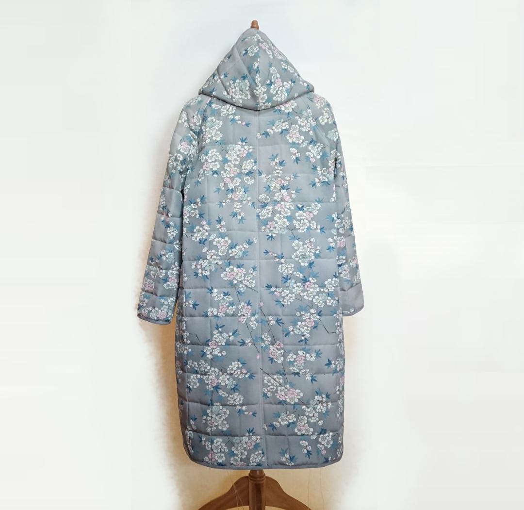 着物リメイク キルティング/ラグランコート【5147】