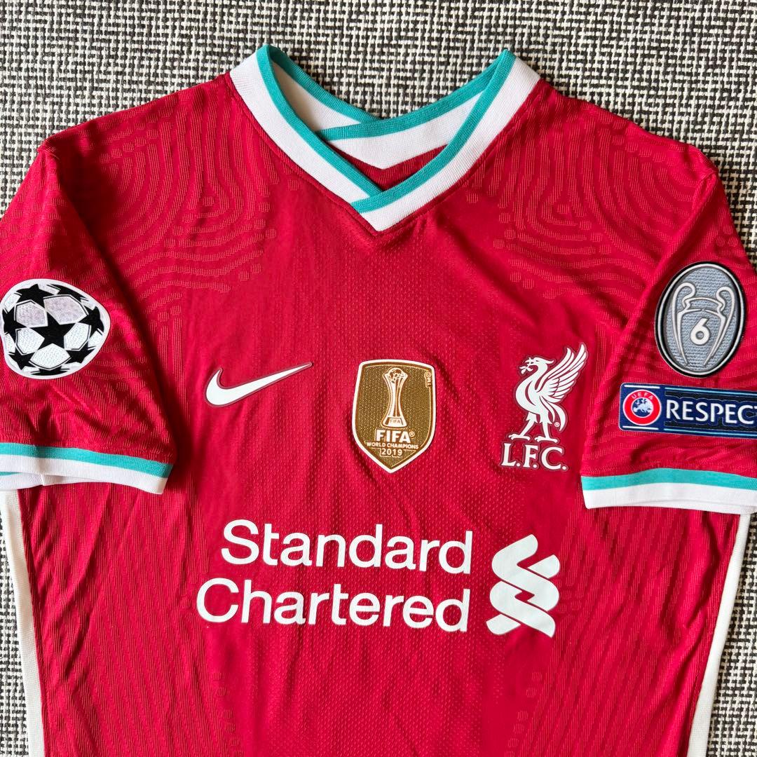 【CLフルパッチ＆選手支給用】南野拓実 ＃１８ リヴァプール ２０／２１（H）