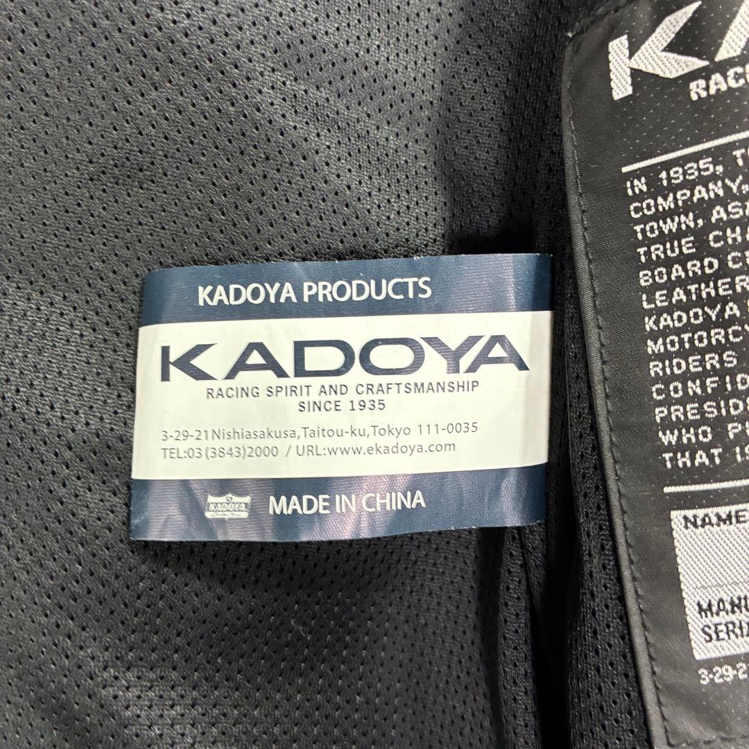 h*a様 極美品✨KADOYA K‘S LEATHER パンチングレザー ライダ