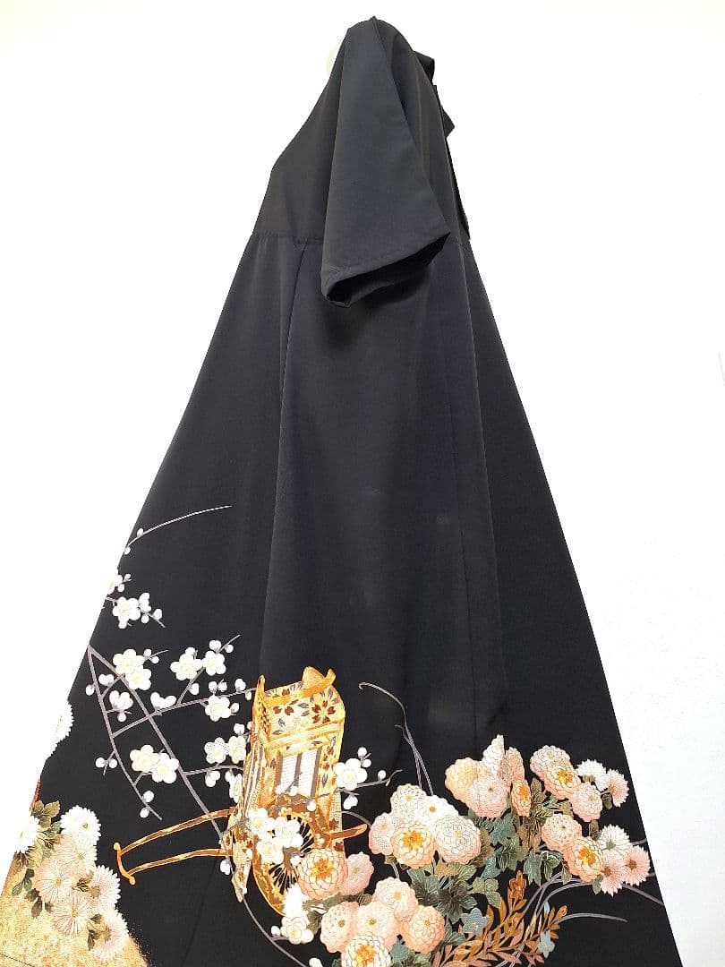 着物リメイクワンピース3651