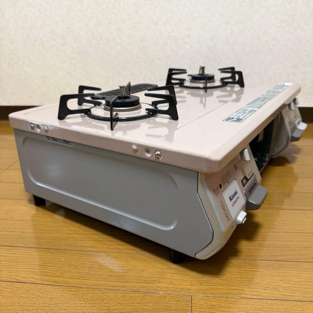 Rinnai ガスコンロ KGM64PPK 都市ガス 右強火力