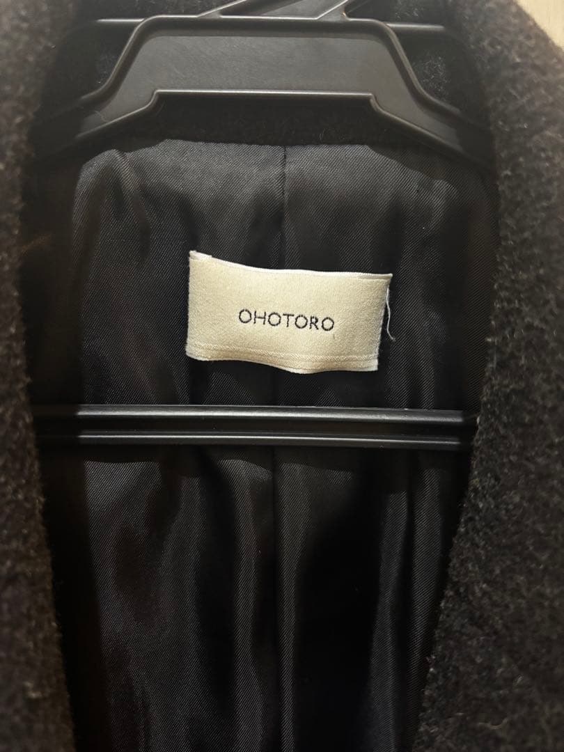 ジャケット・アウター OHOTORO Hanging 2way jacket/charcoal