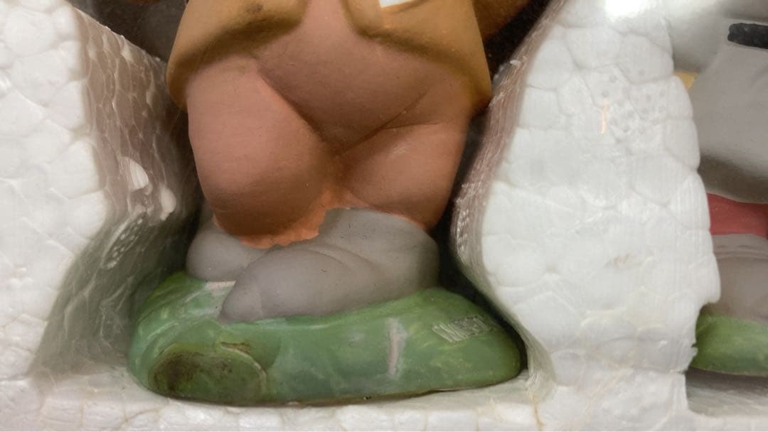 ☆未使用☆ ディズニー　白雪姫　七人の小人　ガーデニング　置物