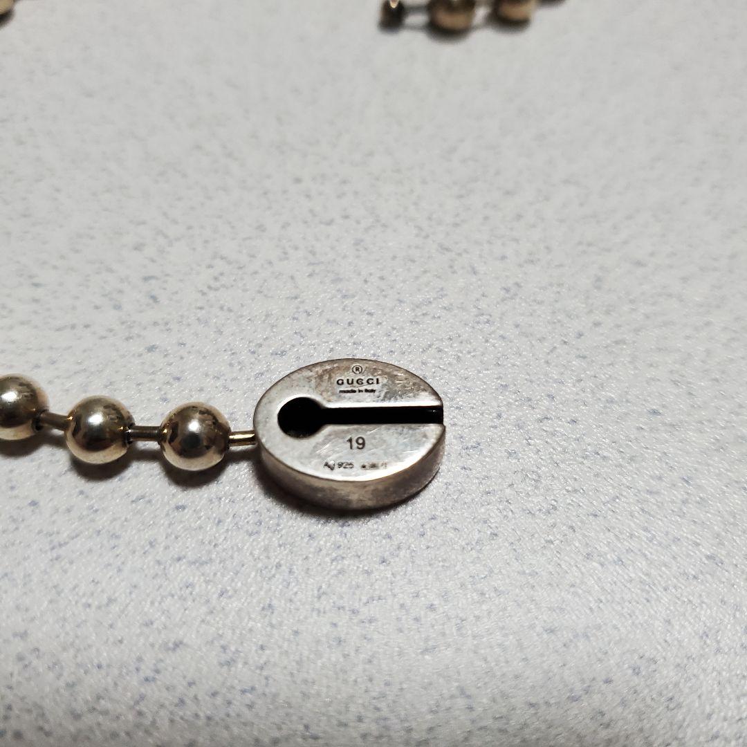 GUCCI ボールチェーン　インターロッキングG ブレスレット