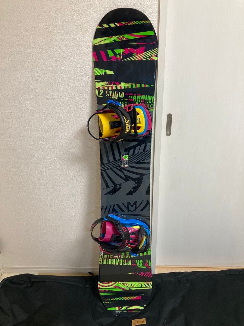k2 スノーボード148cm ビンディングLカバー付き