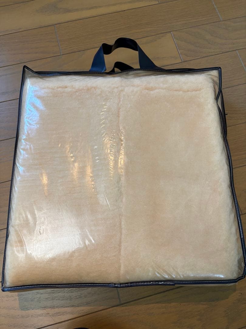 豪州製シープスキン ベッド用ムートン 新品保管品