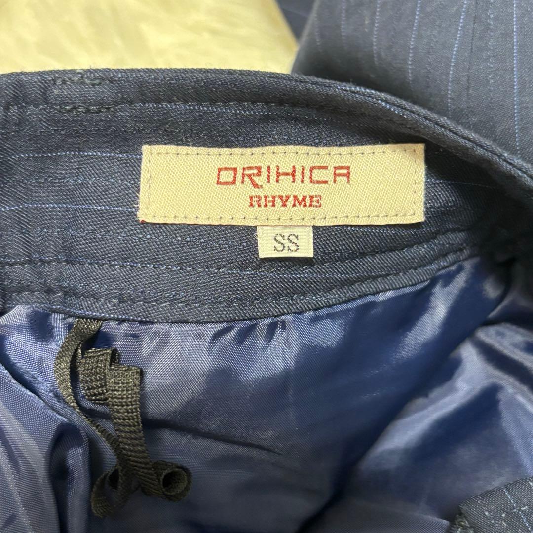 オリヒカ ライム ノーカラー パンツ スーツ セットアップ 洗える 近年モデル②