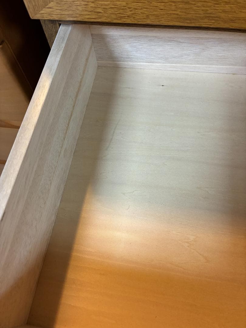 053 チェスト/箪笥 幅75cm-引出3段+扉1段 (奥行45cm)