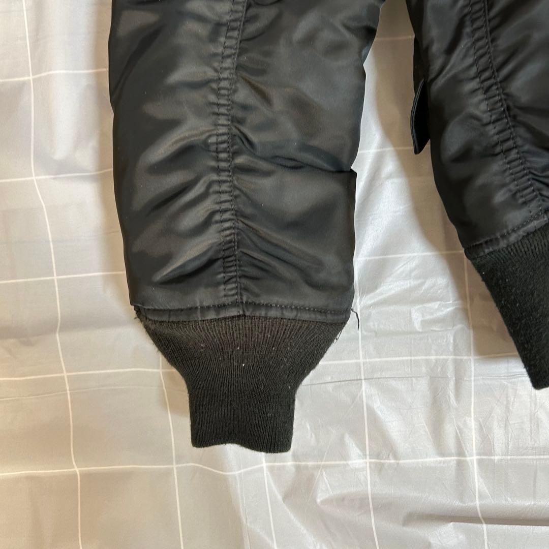 【美品】ALPHA INDUSTRIES MA-1 フライトジャケット BK M