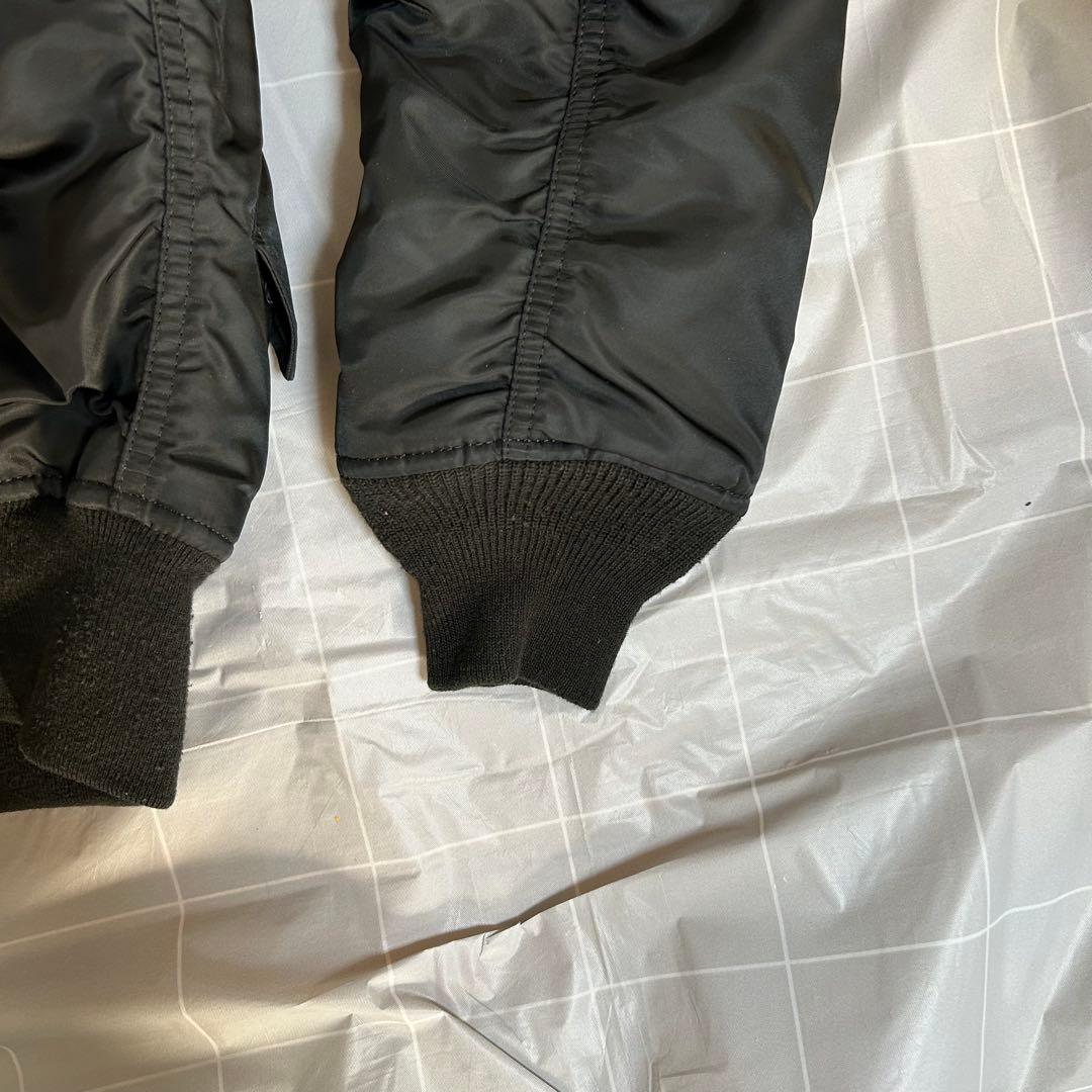 【美品】ALPHA INDUSTRIES MA-1 フライトジャケット BK M
