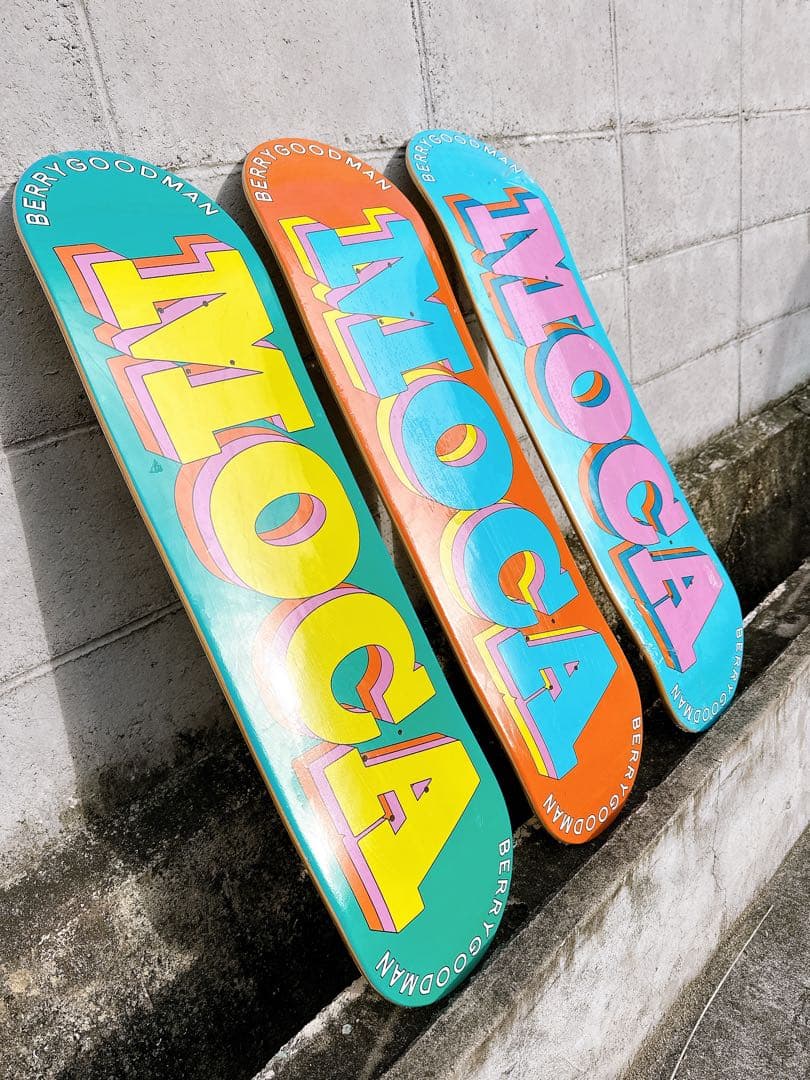 MOCA スケートボード デッキ 3枚セット