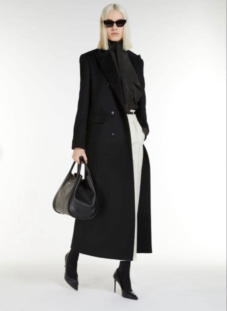 ◾️売切◾️MAX MARAピュア ヴァージンウール ダブルブレスト コート