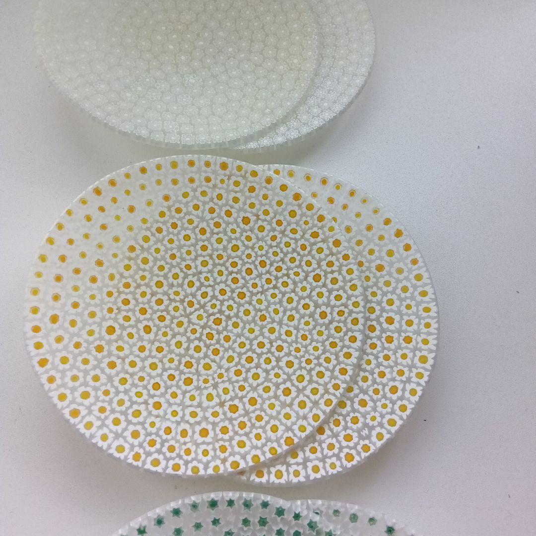 モレッティ３色セット各２枚づつ（白・黄・緑）　　　しゃたばかたぶら