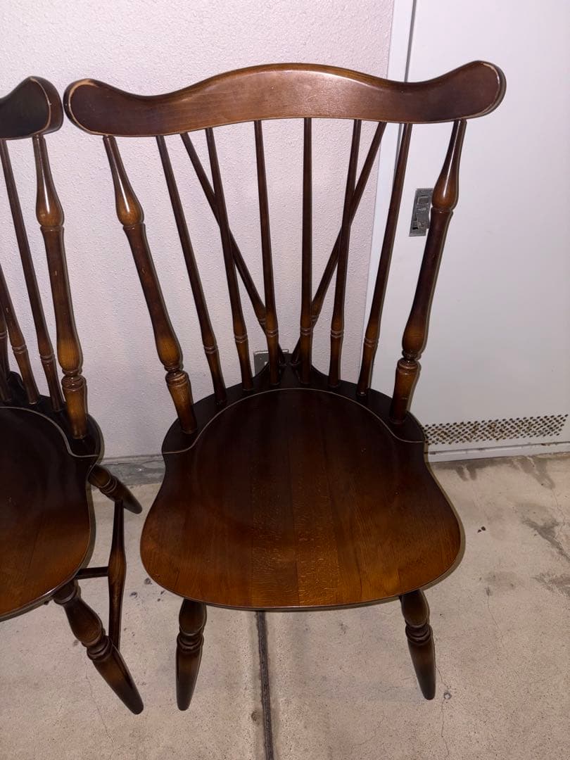 飛騨産業 キツツキ ウィンザー 5脚 ダイニングチェア バラ売り不可 ヴィン