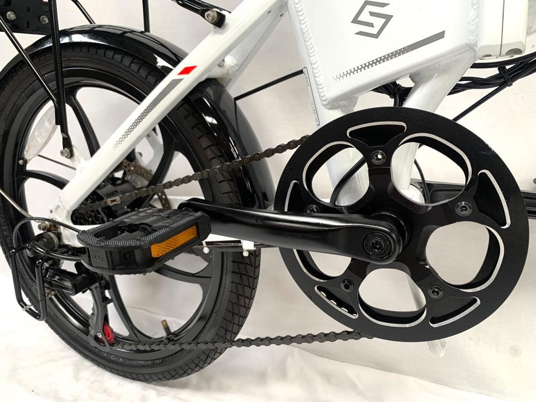 【即乘】送料無料 SAMEBIKEディスク式MTB折り畳み電動自転車 動作確認済