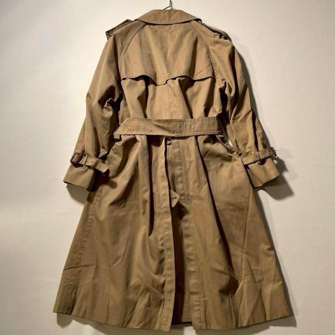 【ヴィンテージ】バーバリーズ トレンチコート ノバチェック ベルト付き ベージュ