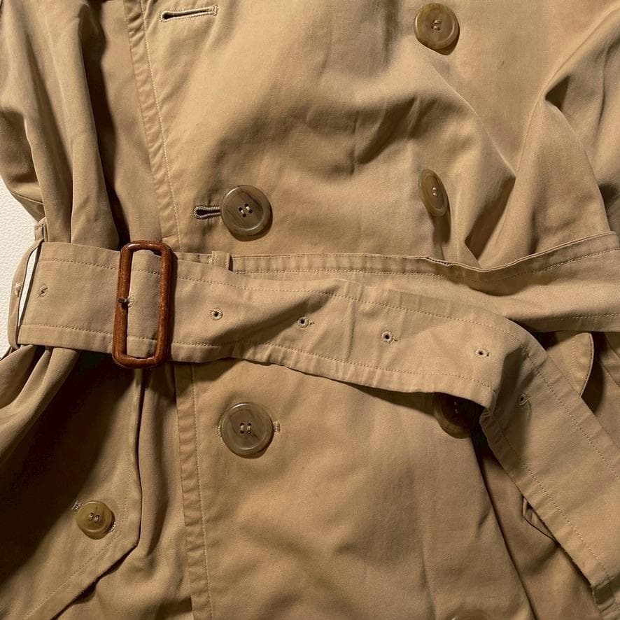 【ヴィンテージ】バーバリーズ トレンチコート ノバチェック ベルト付き ベージュ