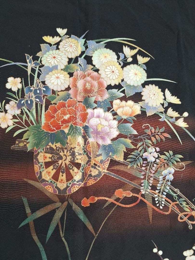 着物リメイクワンピース3610