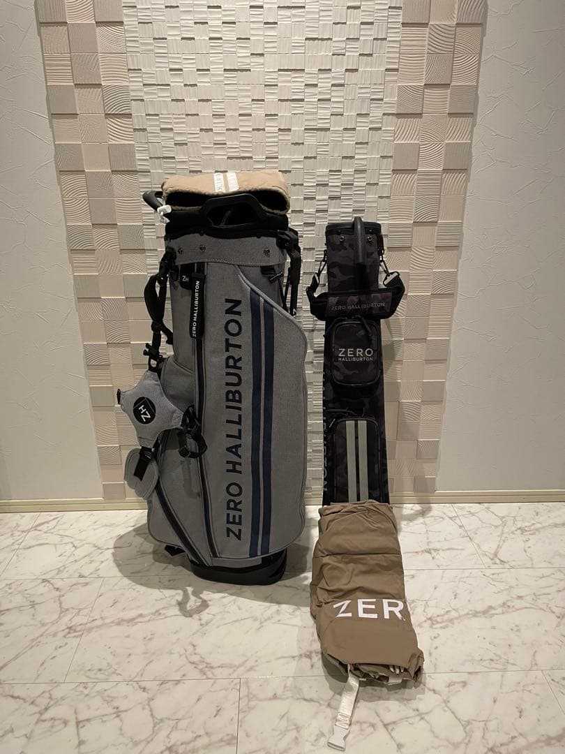 ZERO HALLIBURTON 4点キャディー　セルフ　トラベルアイアンカバー