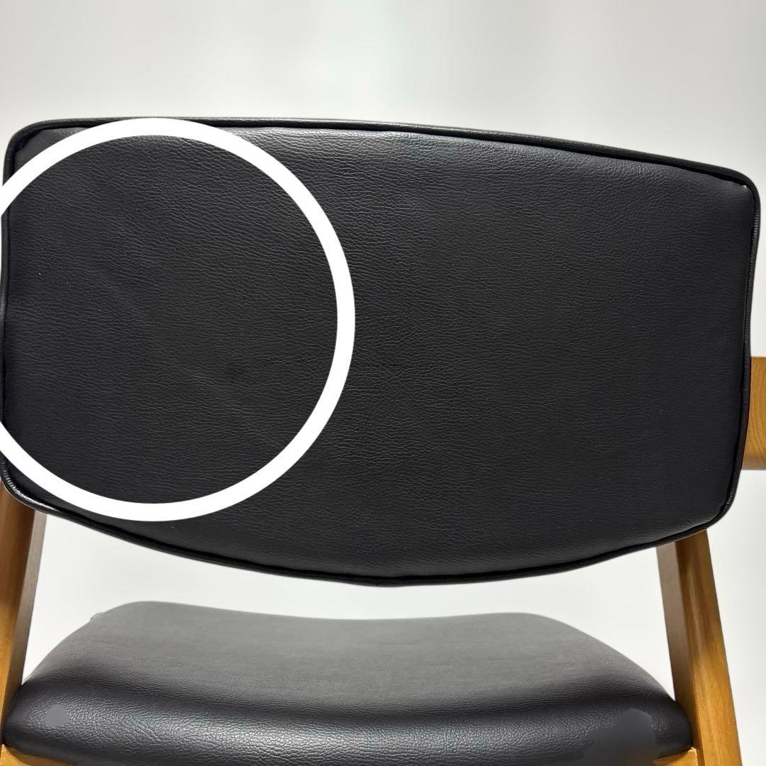 【完成品】ダイニングチェア　ブラウン×ブラック