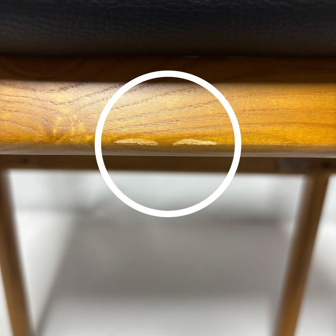 【完成品】ダイニングチェア　ブラウン×ブラック